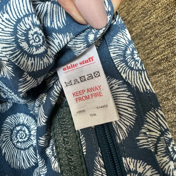 Beautiful White Stuff Leather Teal Crossbody Bag - New with Tags. - Picture 10 of 12